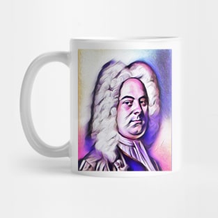 George Frideric Handel Pink Portrait | George Frideric Handel Artwork 12 Mug